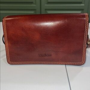 Gianni Conti -‎ Elegant Brown Leather Mini Crossbody